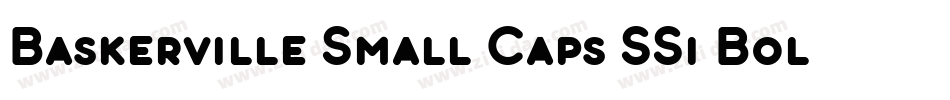 Baskerville Small Caps SSi Bold Small Caps字体转换